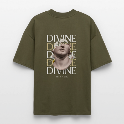 ♻️ 100% Bio Baumwolle Oversized T-Shirt - Khaki