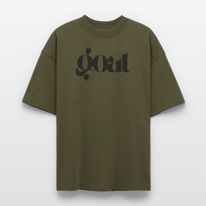 100% Bio Baumwolle Oversized Unisex T-Shirt - Khaki