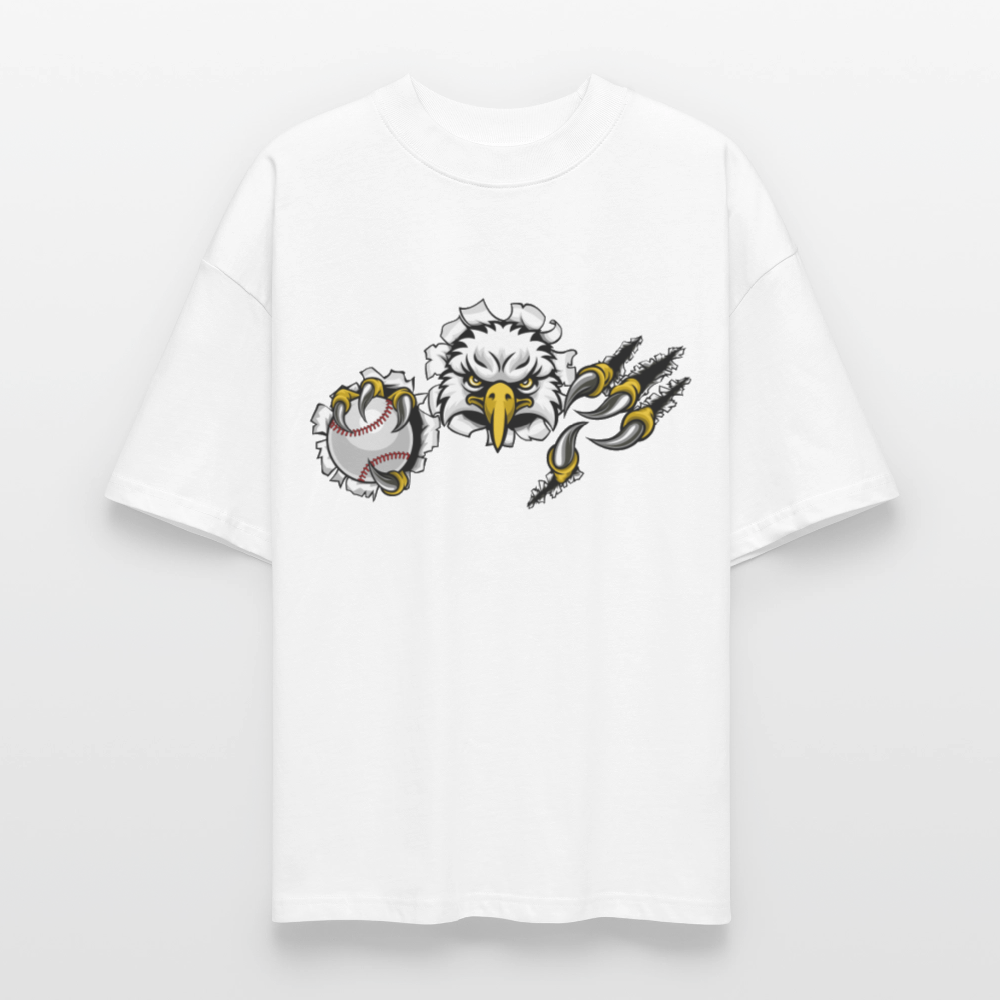 ♻️ 100% Bio Baumwolle Oversized T-Shirt - Weiß