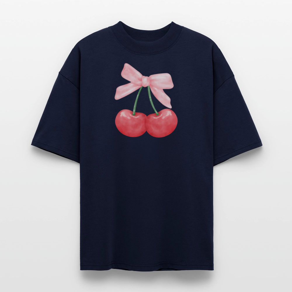 ♻️ 100% Bio Baumwolle Oversized T-Shirt - Navy