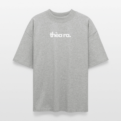 ♻️ 100% Bio Baumwolle Oversized T-Shirt - Grau meliert