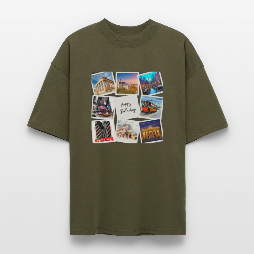 Stanley/Stella Oversized Unisex Bio T-Shirt Blaster - Khaki