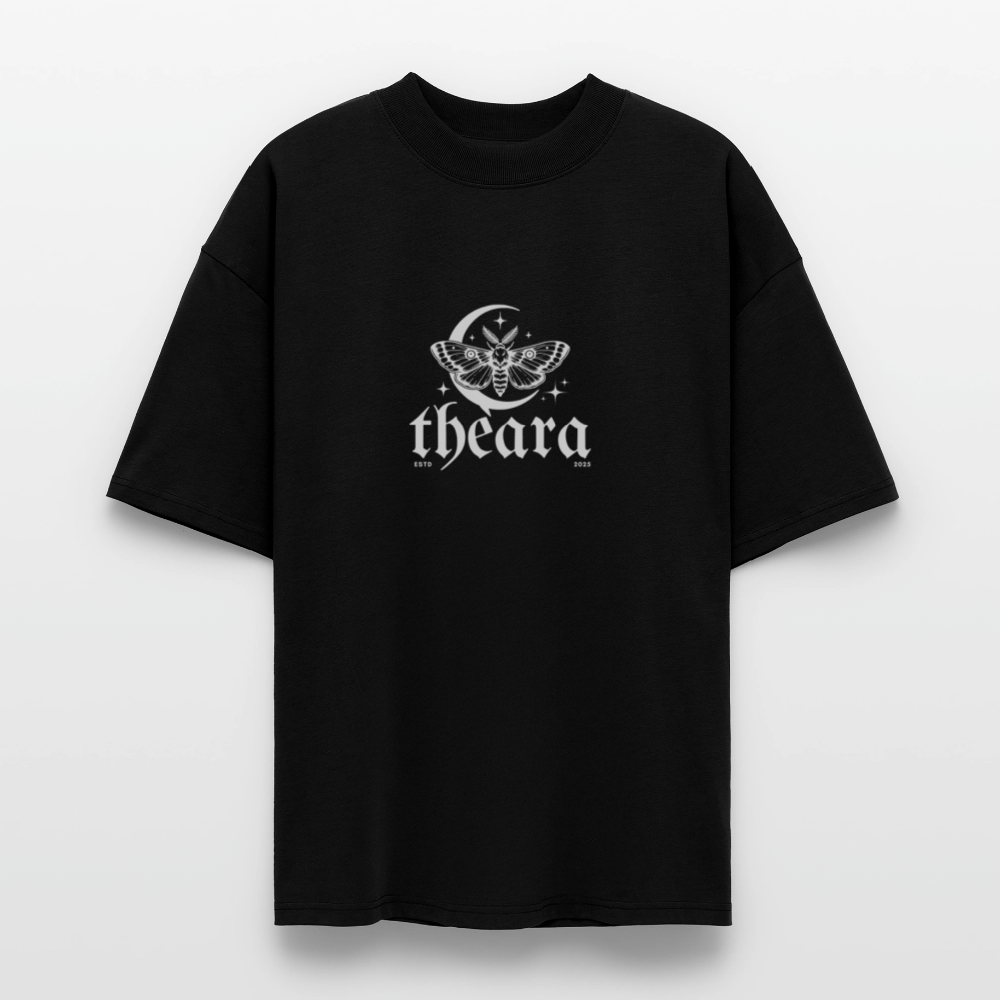 ♻️ 100% Bio Baumwolle Oversized T-Shirt - Schwarz