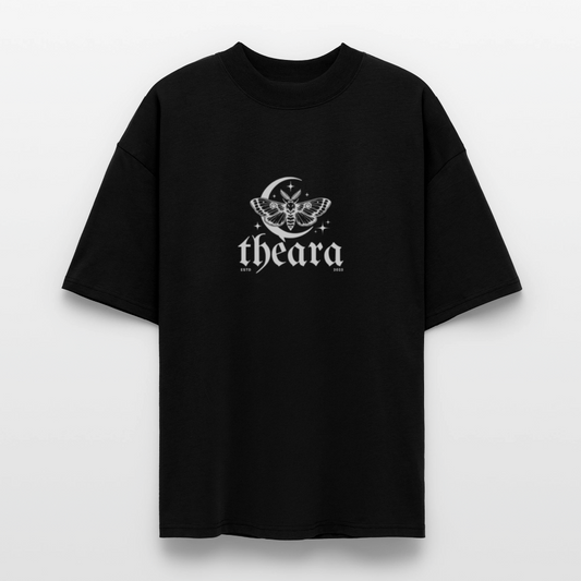 ♻️ 100% Bio Baumwolle Oversized T-Shirt - Schwarz