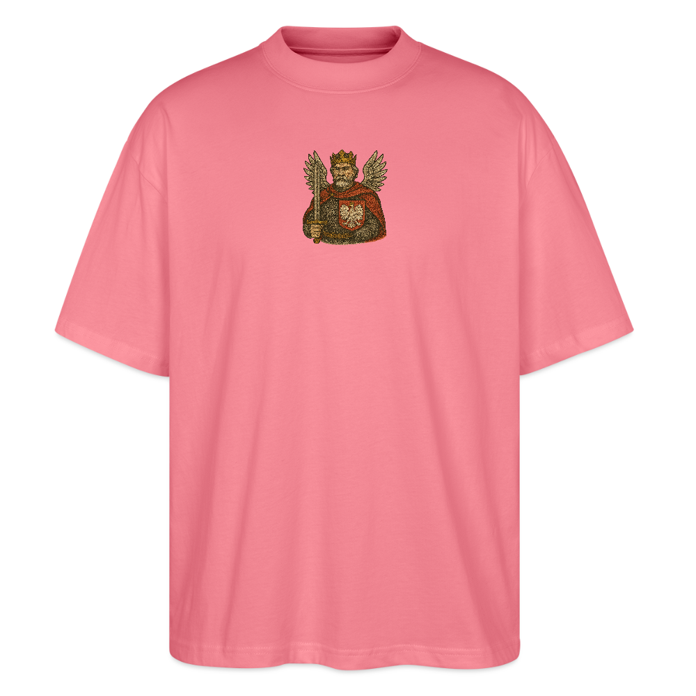 ♻️ 100% Bio Baumwolle Oversized T-Shirt Poland - Pink 
