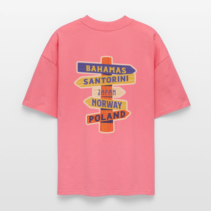 ♻️ 100% Bio Baumwolle Oversized T-Shirt - Pink 
