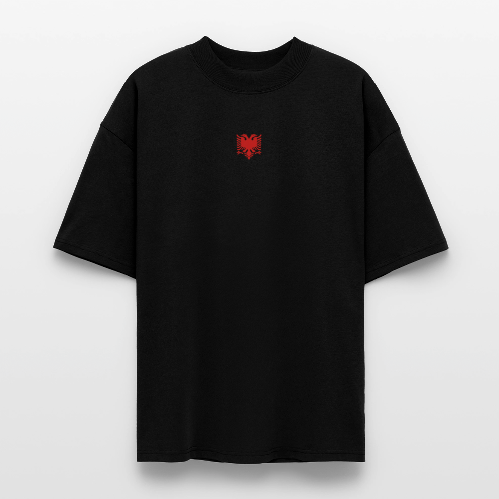 ♻️ 100% Bio Baumwolle Oversized Unisex T-Shirt - Schwarz