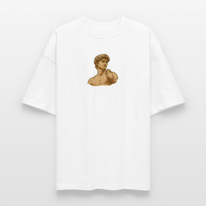♻️ 100% Bio Baumwolle Oversized T-Shirt Italia - Weiß