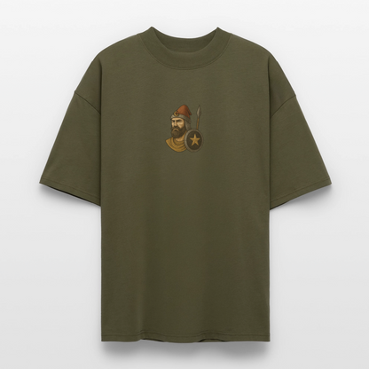 ♻️ 100% Bio Baumwolle Oversized T-Shirt Türkiye - Khaki