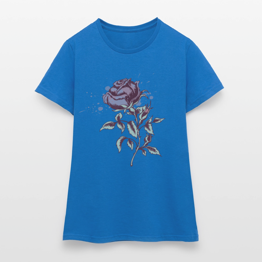 Frauen T-Shirt 100% Baumwolle - Royalblau