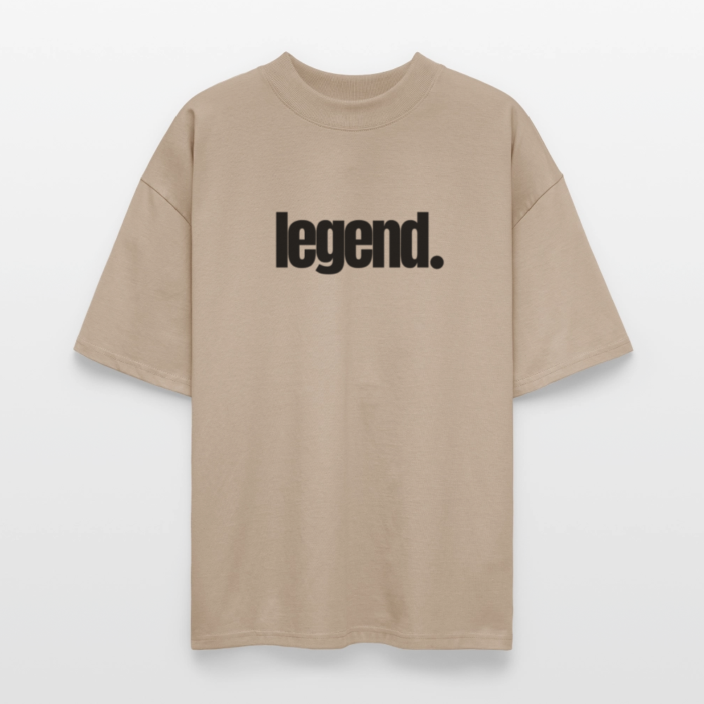 ♻️ 100% Bio Baumwolle Oversized T-Shirt - Steingrau
