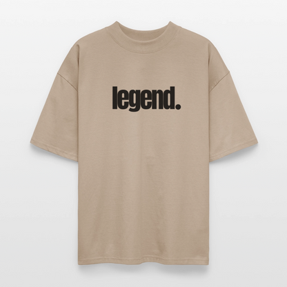 ♻️ 100% Bio Baumwolle Oversized T-Shirt - Steingrau