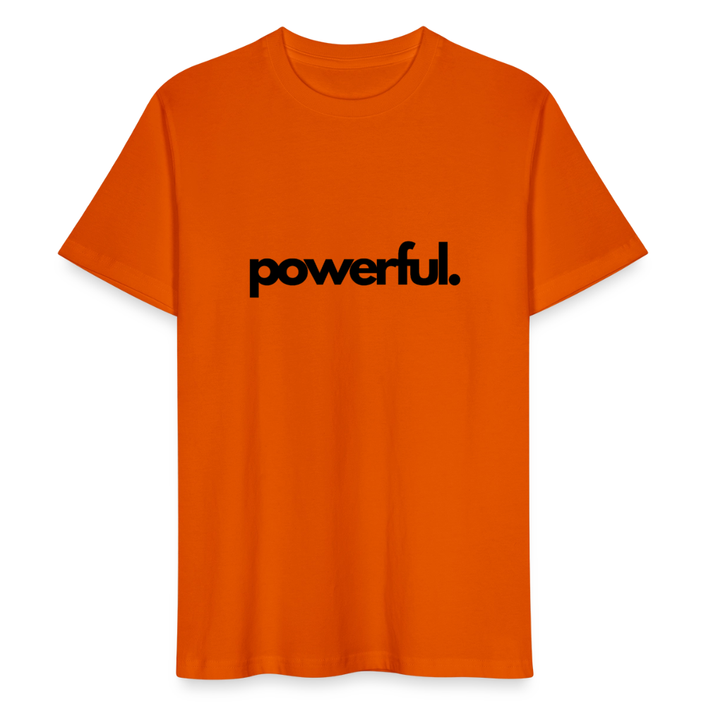 ♻️ 100% Bio Baumwolle T-Shirt - Tieforange
