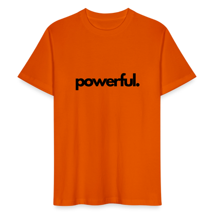 ♻️ 100% Bio Baumwolle T-Shirt - Tieforange