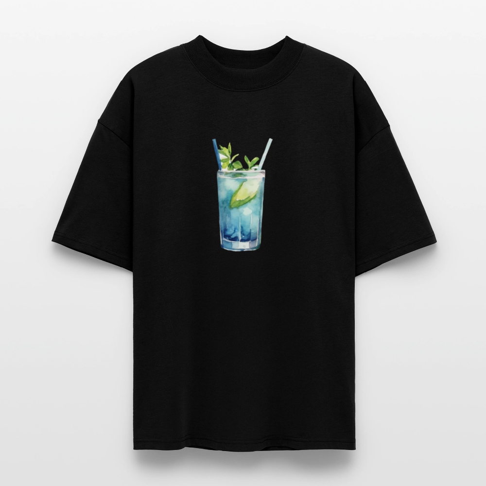 ♻️ 100% Bio Baumwolle Oversized T-Shirt - Schwarz