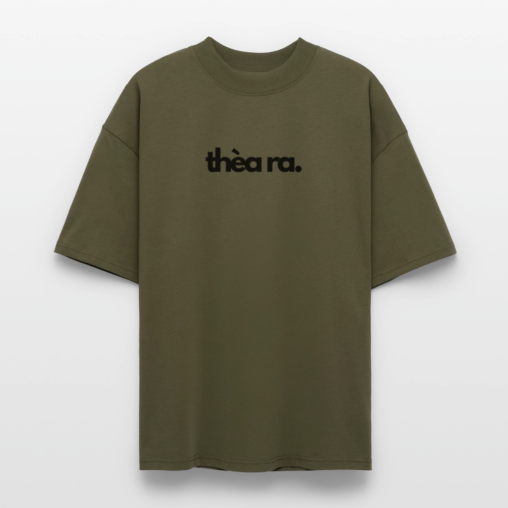 ♻️ 100% Bio Baumwolle Oversized T-Shirt - Khaki
