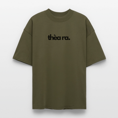 ♻️ 100% Bio Baumwolle Oversized T-Shirt - Khaki