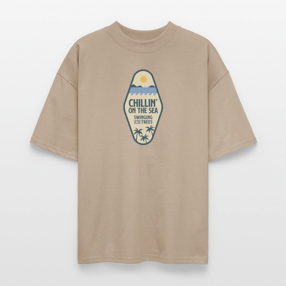 ♻️ 100% Bio Baumwolle Oversized T-Shirt - Steingrau