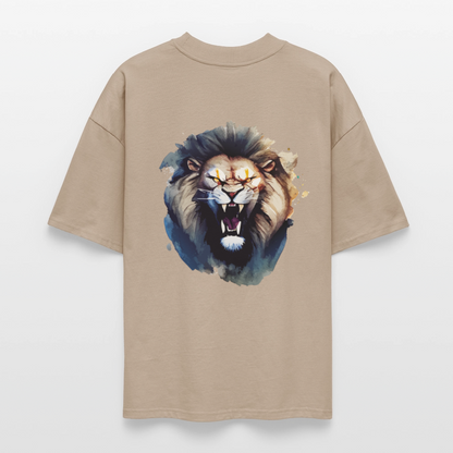 ♻️ 100% Bio Baumwolle Oversized T-Shirt - Steingrau