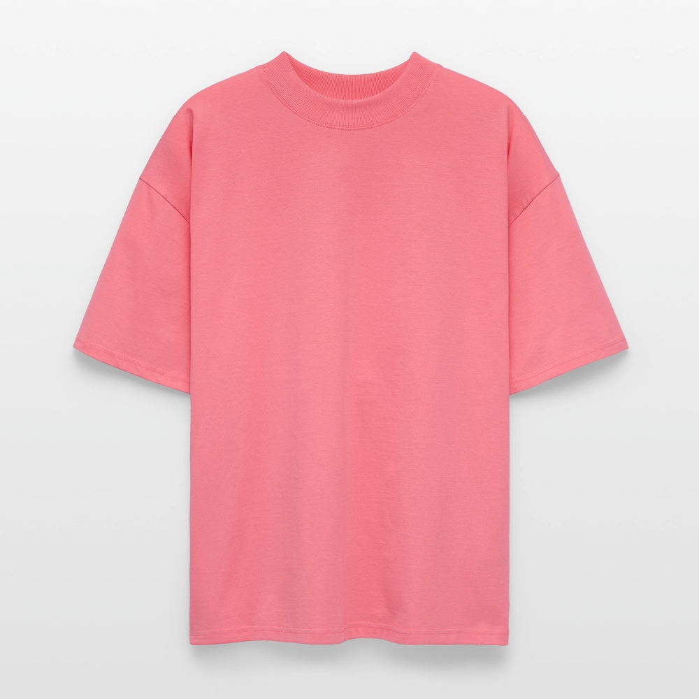 ♻️ Personalisierbares 100% Bio Baumwolle Oversized Unisex T-Shirt - Pink 