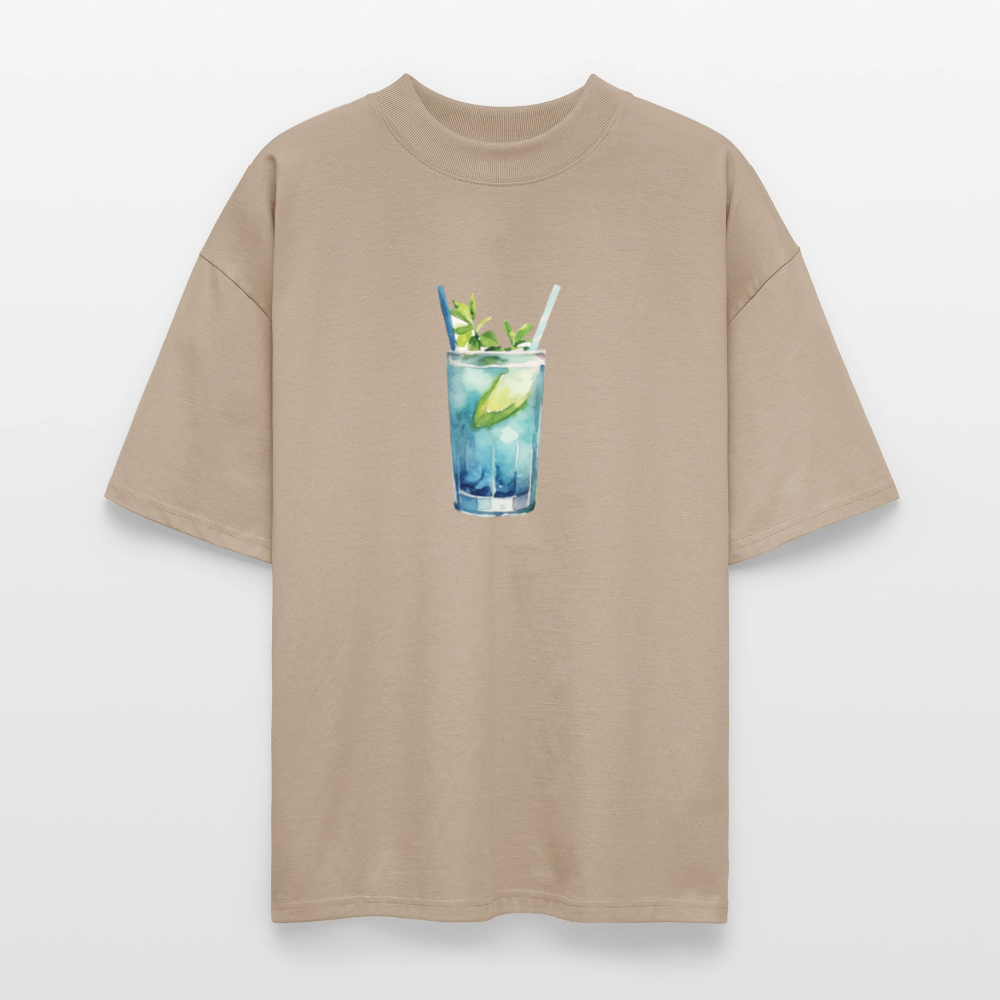 ♻️ 100% Bio Baumwolle Oversized T-Shirt - Steingrau
