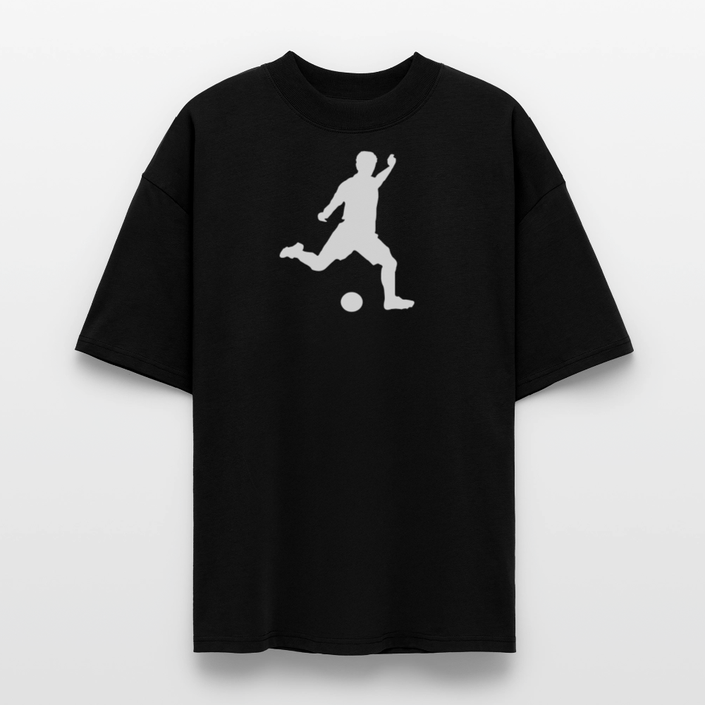 ♻️ 100% Bio Baumwolle Oversized T-Shirt - Schwarz