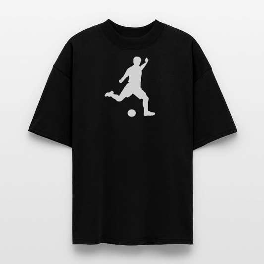 ♻️ 100% Bio Baumwolle Oversized T-Shirt - Schwarz