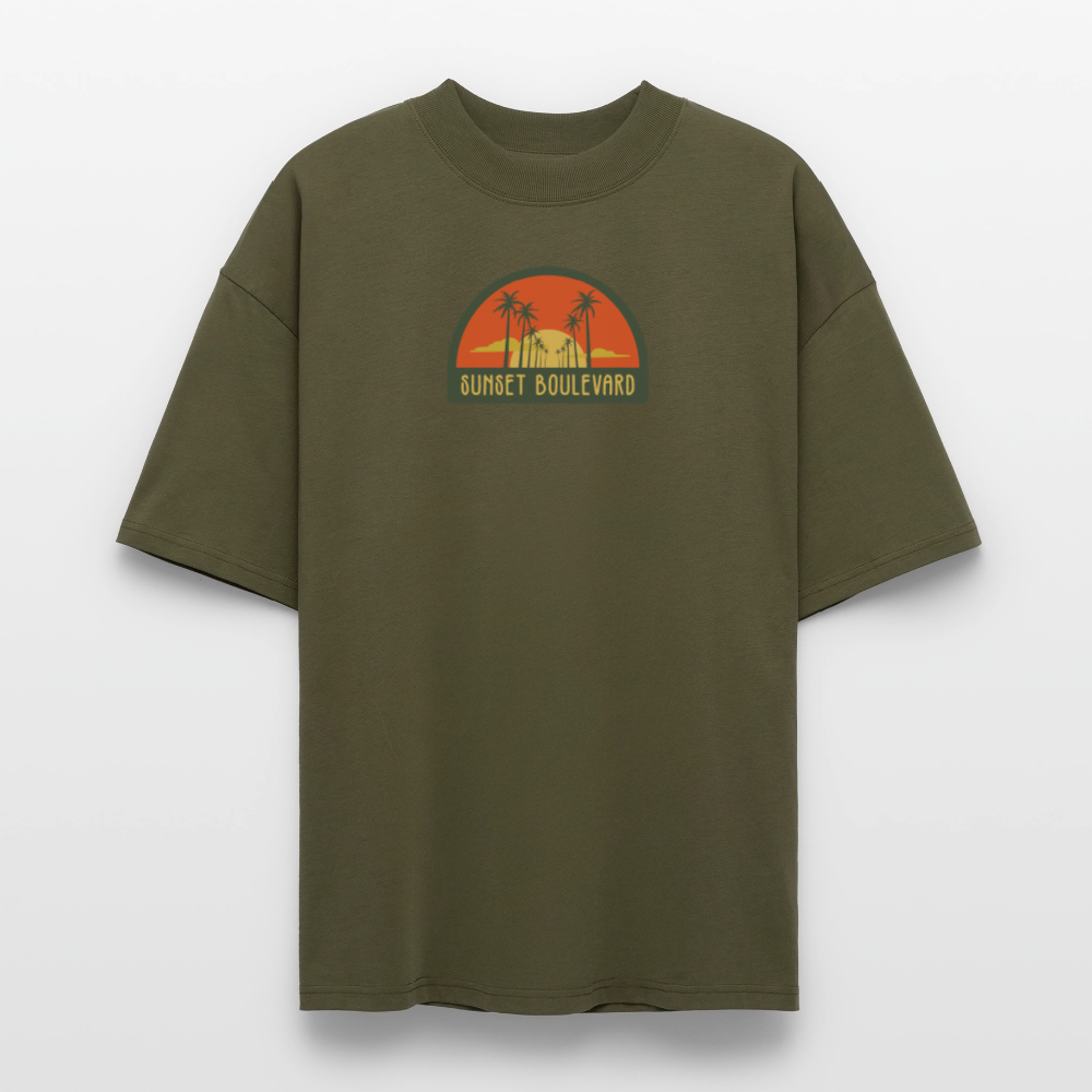♻️ 100% Bio Baumwolle Oversized T-Shirt - Khaki