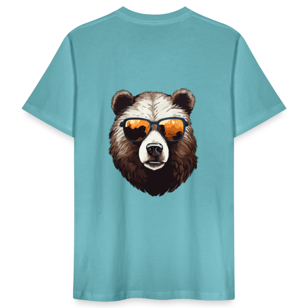 ♻️ 100% Bio Baumwolle T-Shirt - Pastelltürkis