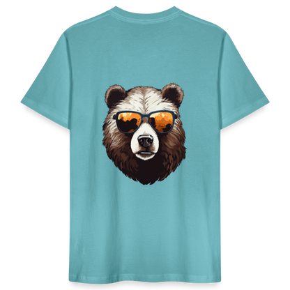 ♻️ 100% Bio Baumwolle T-Shirt - Pastelltürkis