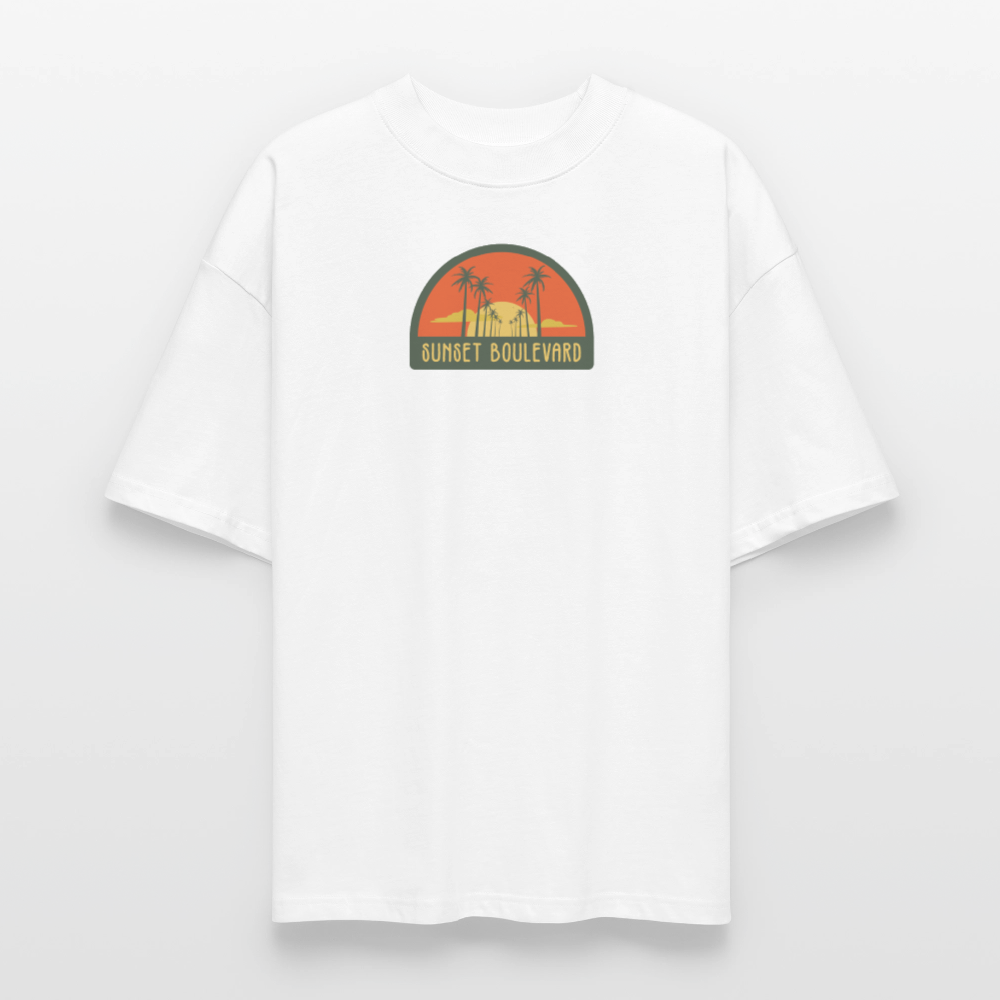 ♻️ 100% Bio Baumwolle Oversized T-Shirt - Weiß