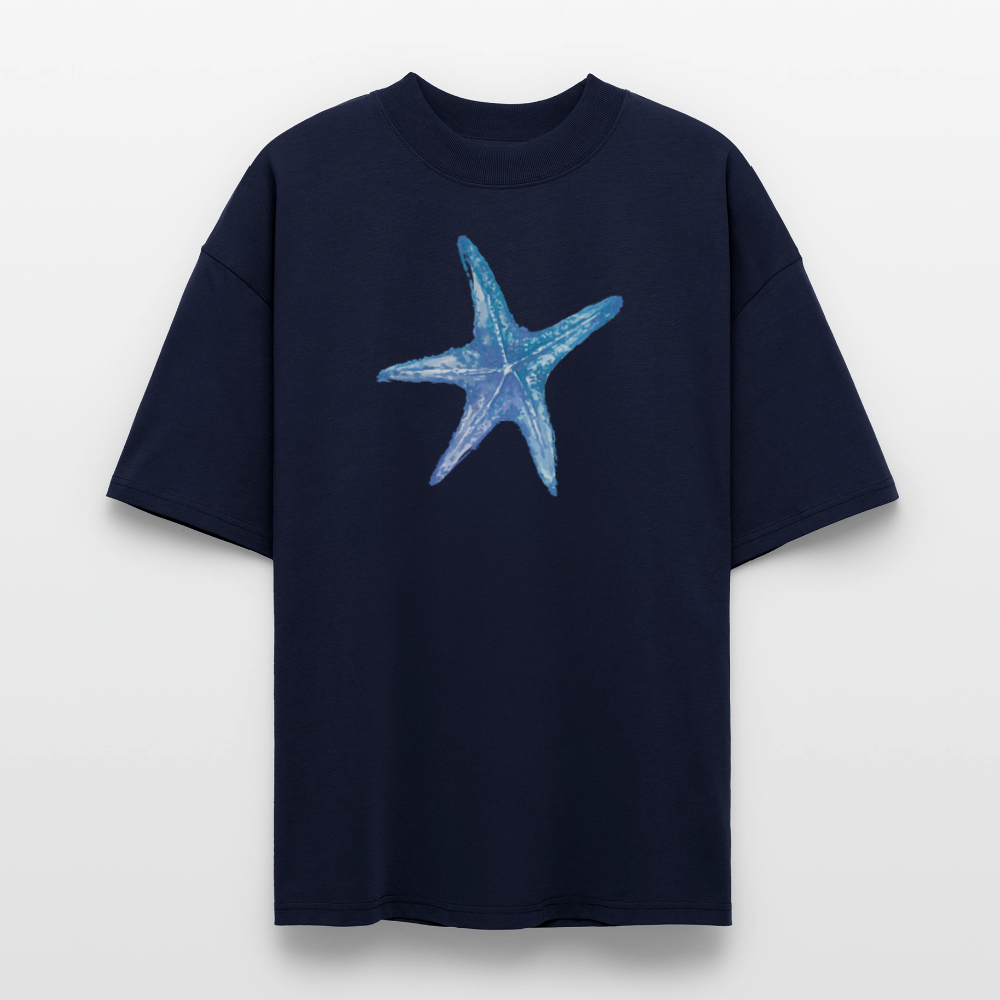 ♻️ 100% Bio Baumwolle Oversized T-Shirt - Navy