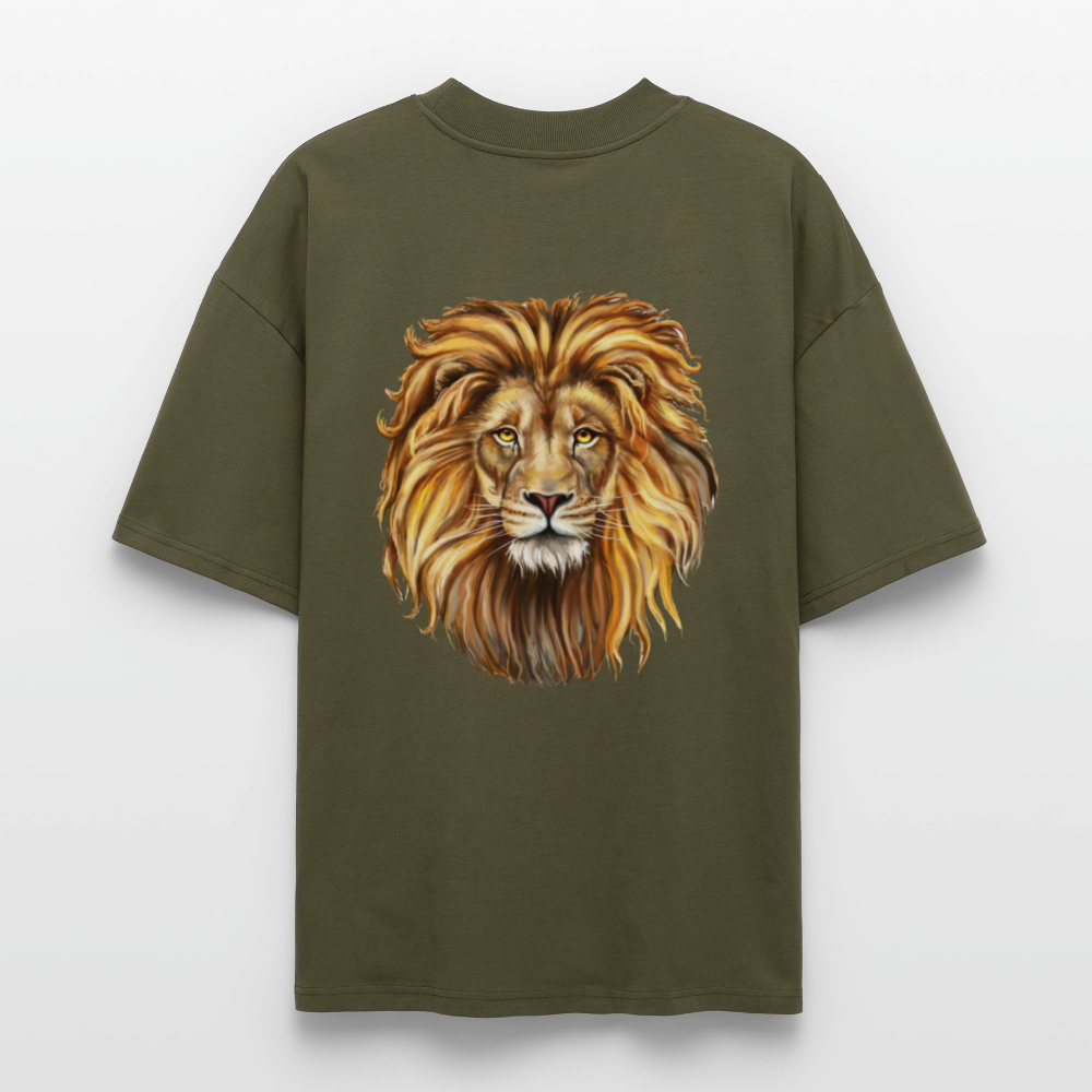 ♻️ 100% Bio Baumwolle Oversized T-Shirt - Khaki
