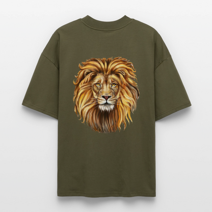 ♻️ 100% Bio Baumwolle Oversized T-Shirt - Khaki