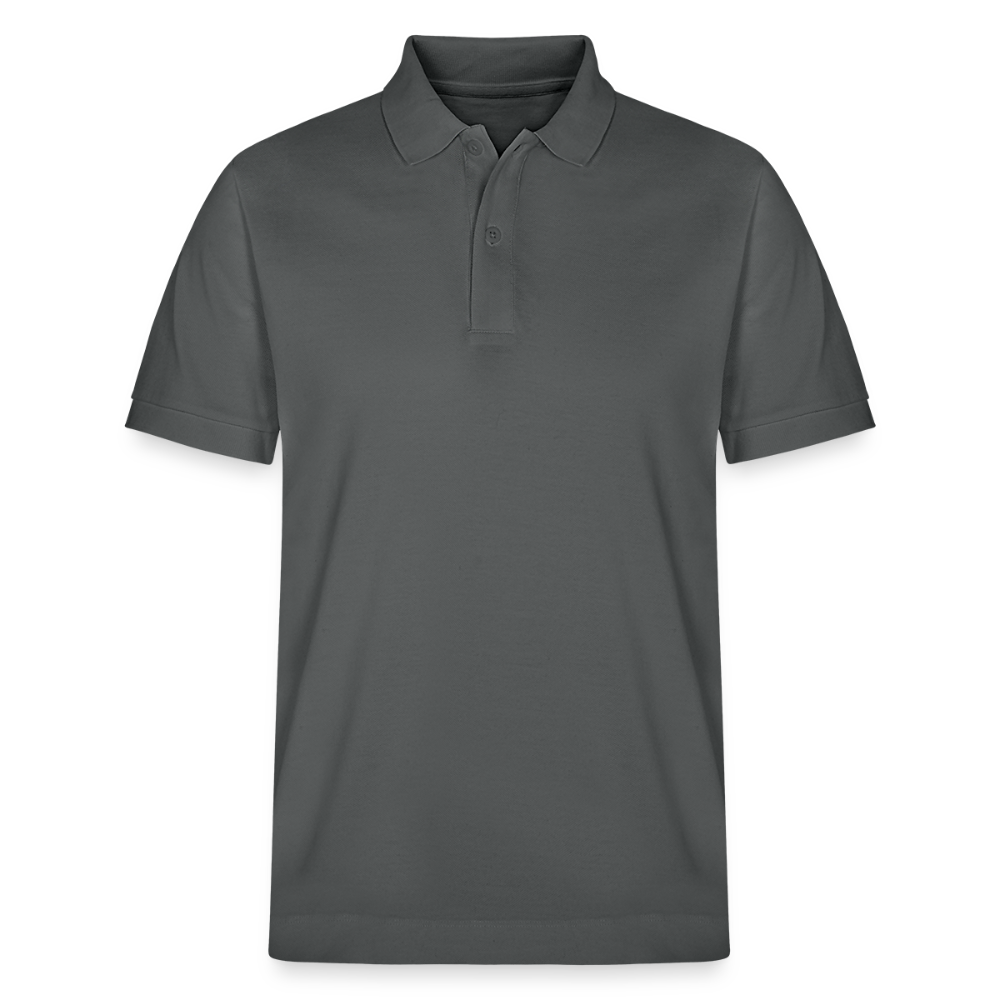 Personalisierbares Unisex BIO-Poloshirt - Anthrazit