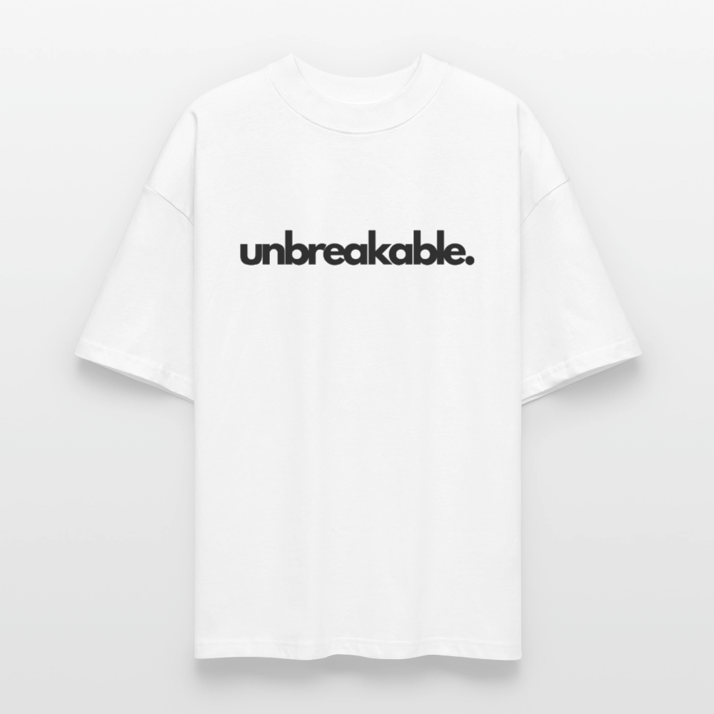 ♻️ 100% Bio Baumwolle Oversized T-Shirt - Weiß