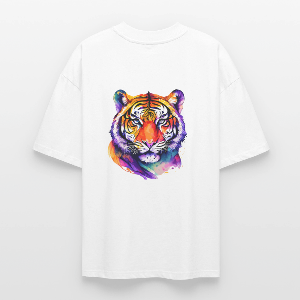 ♻️ 100% Bio Baumwolle Oversized T-Shirt - Weiß