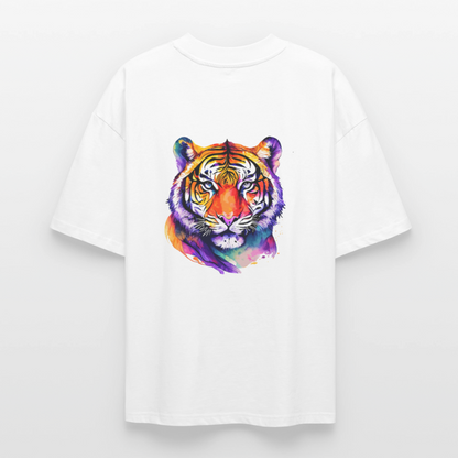 ♻️ 100% Bio Baumwolle Oversized T-Shirt - Weiß