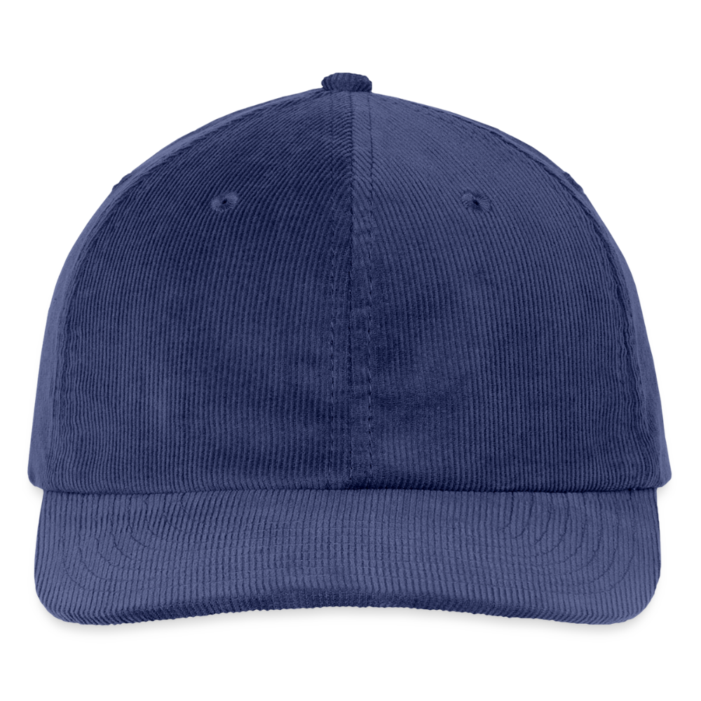 Personalisierbares Cord Cap - mittel Navy