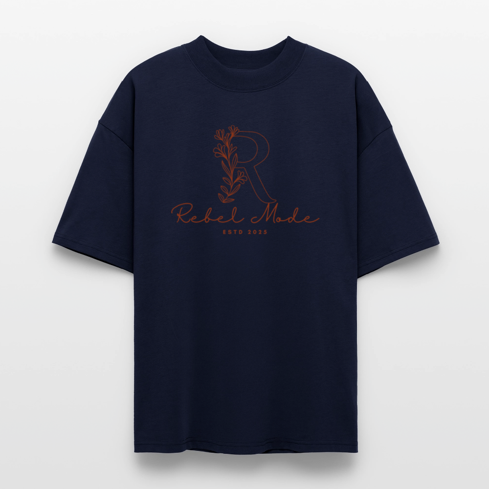♻️ 100% Bio Baumwolle Oversized T-Shirt - Navy