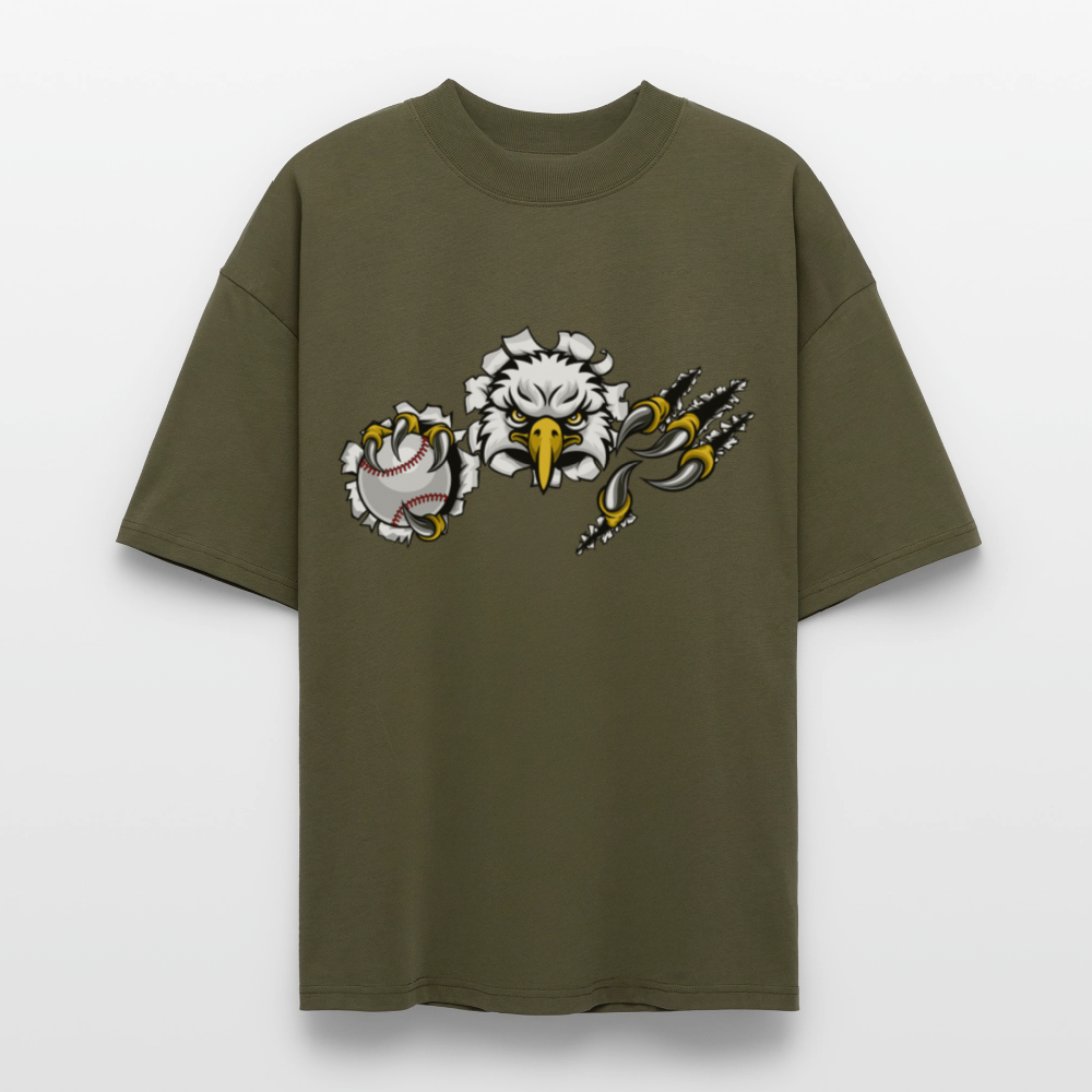 ♻️ 100% Bio Baumwolle Oversized T-Shirt - Khaki