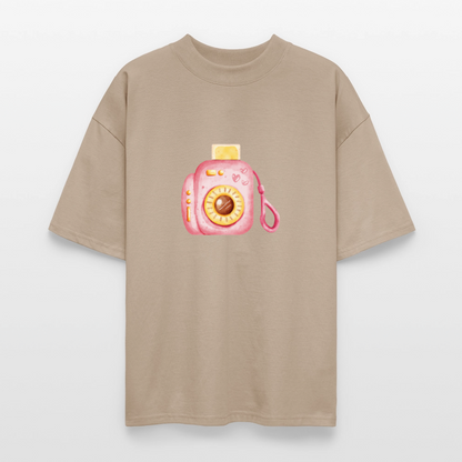 ♻️ 100% Bio Baumwolle Oversized T-Shirt - Steingrau