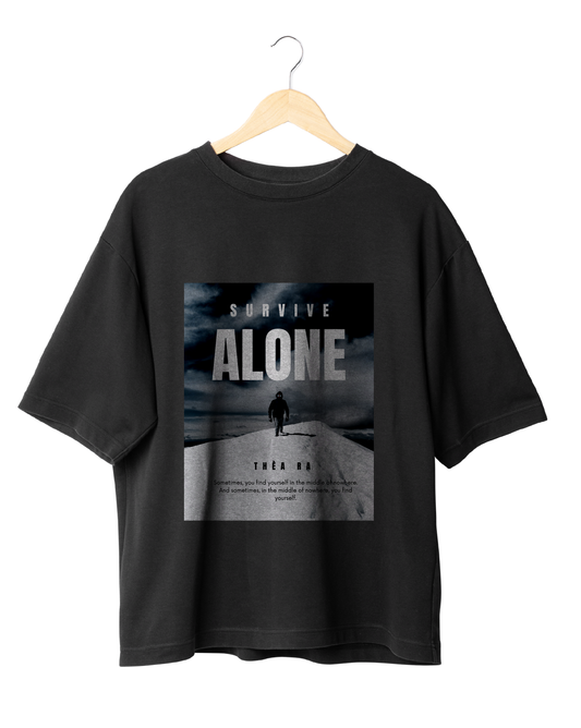 THÈA RA – "Survive Alone" Oversize T-Shirt